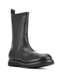 schwarze Chelsea Boots aus Leder von Rick Owens