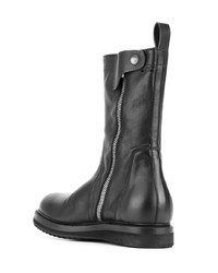 schwarze Chelsea Boots aus Leder von Rick Owens