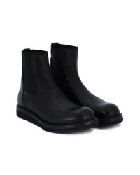 schwarze Chelsea Boots aus Leder von Rick Owens