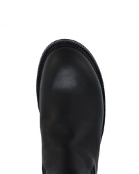 schwarze Chelsea Boots aus Leder von Rick Owens