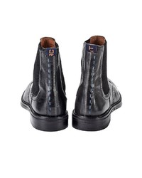 schwarze Chelsea Boots aus Leder von CRICKIT