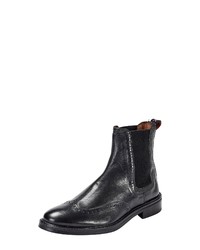 schwarze Chelsea Boots aus Leder von CRICKIT