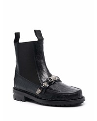 schwarze Chelsea Boots aus Leder von Toga Virilis