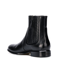 schwarze Chelsea Boots aus Leder von Givenchy