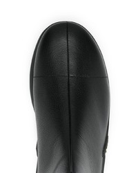 schwarze Chelsea Boots aus Leder von Raf Simons