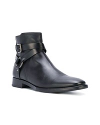 schwarze Chelsea Boots aus Leder von Dolce & Gabbana