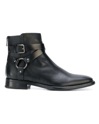 schwarze Chelsea Boots aus Leder von Dolce & Gabbana