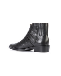 schwarze Chelsea Boots aus Leder von Toga