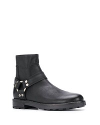 schwarze Chelsea Boots aus Leder von Diesel