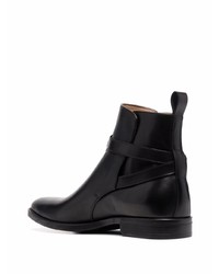 schwarze Chelsea Boots aus Leder von Scarosso