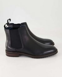 schwarze Chelsea Boots aus Leder von DANIEL KENNETH