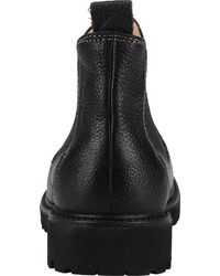 schwarze Chelsea Boots aus Leder von Darkwood