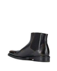 schwarze Chelsea Boots aus Leder von Golden Goose