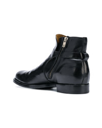 schwarze Chelsea Boots aus Leder von Officine Creative