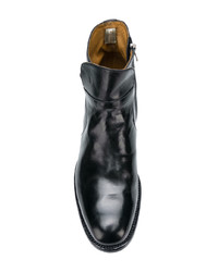 schwarze Chelsea Boots aus Leder von Officine Creative