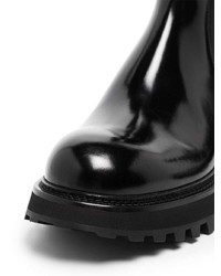 schwarze Chelsea Boots aus Leder von Dolce & Gabbana