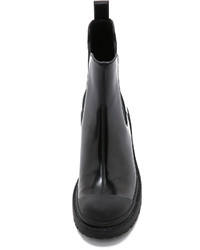 schwarze Chelsea Boots aus Leder von Marc by Marc Jacobs