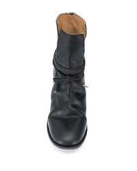 schwarze Chelsea Boots aus Leder von A Diciannoveventitre