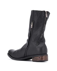 schwarze Chelsea Boots aus Leder von A Diciannoveventitre