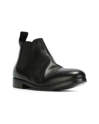 schwarze Chelsea Boots aus Leder von Marsèll