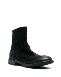 schwarze Chelsea Boots aus Leder von Moma