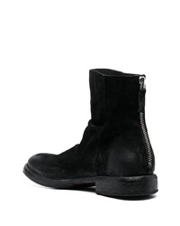 schwarze Chelsea Boots aus Leder von Moma