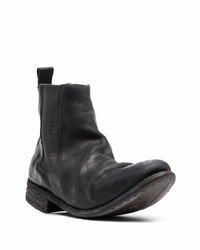 schwarze Chelsea Boots aus Leder von Poème Bohémien