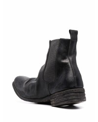 schwarze Chelsea Boots aus Leder von Poème Bohémien