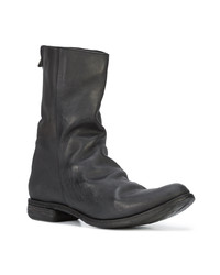 schwarze Chelsea Boots aus Leder von A Diciannoveventitre