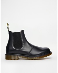 schwarze Chelsea Boots aus Leder von Dr. Martens