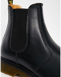 schwarze Chelsea Boots aus Leder von Dr. Martens