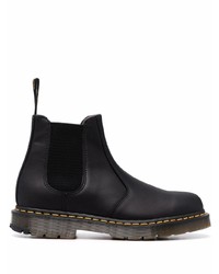 schwarze Chelsea Boots aus Leder von Dr. Martens