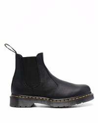 schwarze Chelsea Boots aus Leder von Dr. Martens