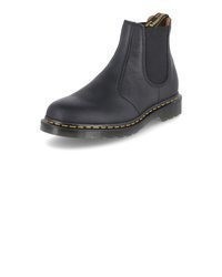 schwarze Chelsea Boots aus Leder von Dr. Martens