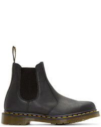 schwarze Chelsea Boots aus Leder von Dr. Martens