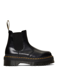 schwarze Chelsea Boots aus Leder von Dr. Martens