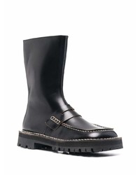 schwarze Chelsea Boots aus Leder von CamperLab