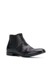 schwarze Chelsea Boots aus Leder von Pantanetti