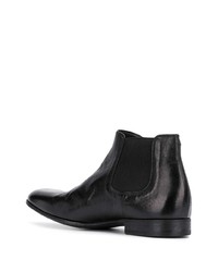 schwarze Chelsea Boots aus Leder von Pantanetti