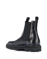 schwarze Chelsea Boots aus Leder von Officine Creative