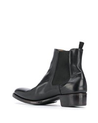 schwarze Chelsea Boots aus Leder von Premiata