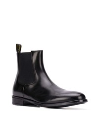 schwarze Chelsea Boots aus Leder von Doucal's