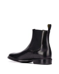 schwarze Chelsea Boots aus Leder von Doucal's