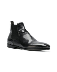 schwarze Chelsea Boots aus Leder von Officine Creative