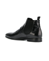 schwarze Chelsea Boots aus Leder von Officine Creative