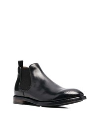 schwarze Chelsea Boots aus Leder von Officine Creative