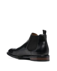 schwarze Chelsea Boots aus Leder von Officine Creative