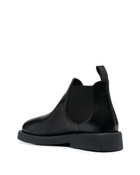 schwarze Chelsea Boots aus Leder von Marsèll