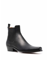 schwarze Chelsea Boots aus Leder von Buttero