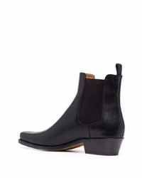 schwarze Chelsea Boots aus Leder von Buttero